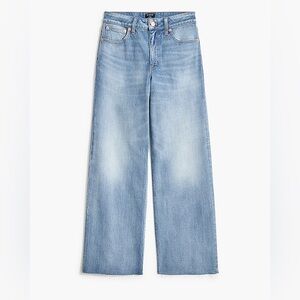 J. Crew Light Wash Wide-Leg Jeans